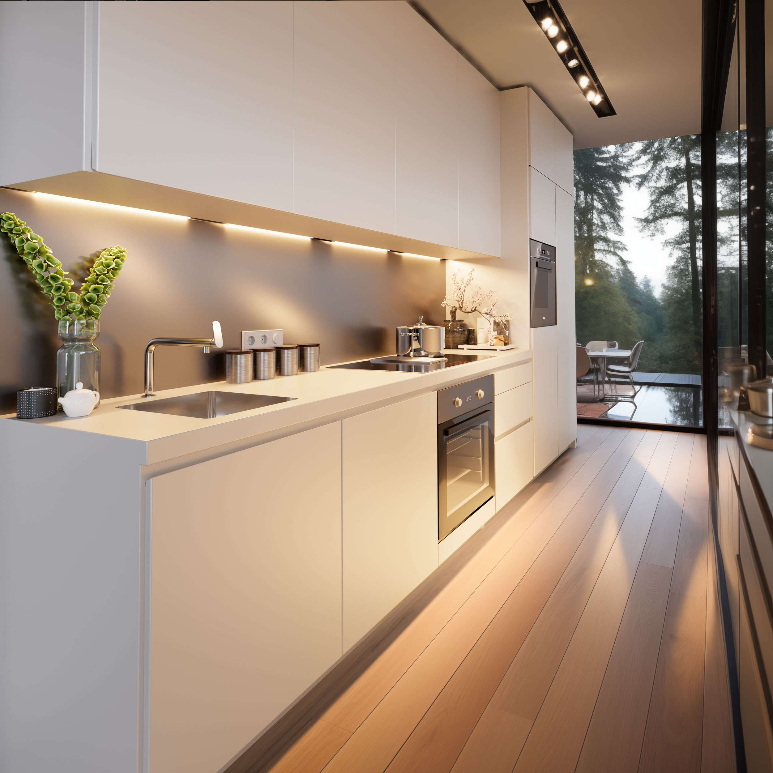 bulthaup — Küche – fotorealistische 3D-Visualisierung von Edgar Hummel