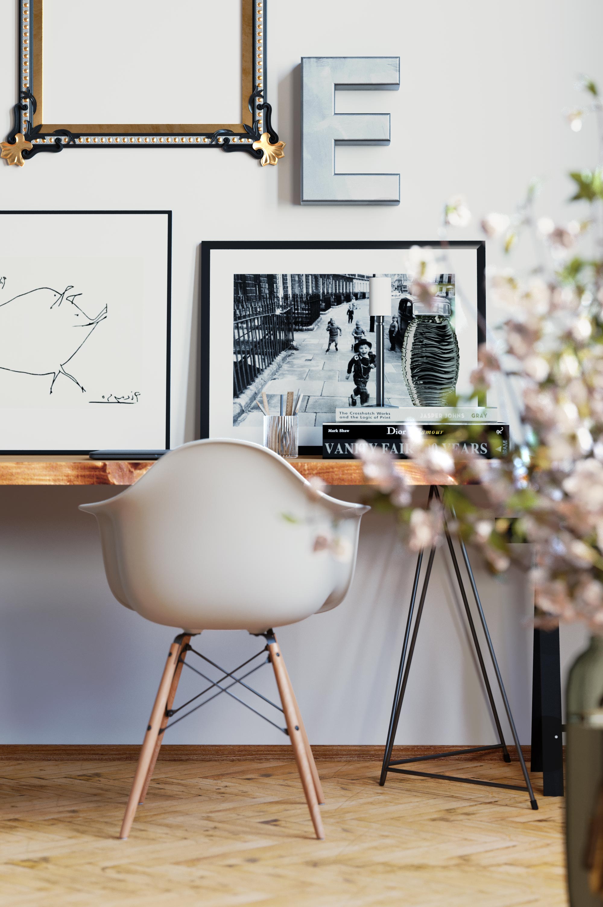 Interior Study I – fotorealistische 3D-Visualisierung von Edgar Hummel