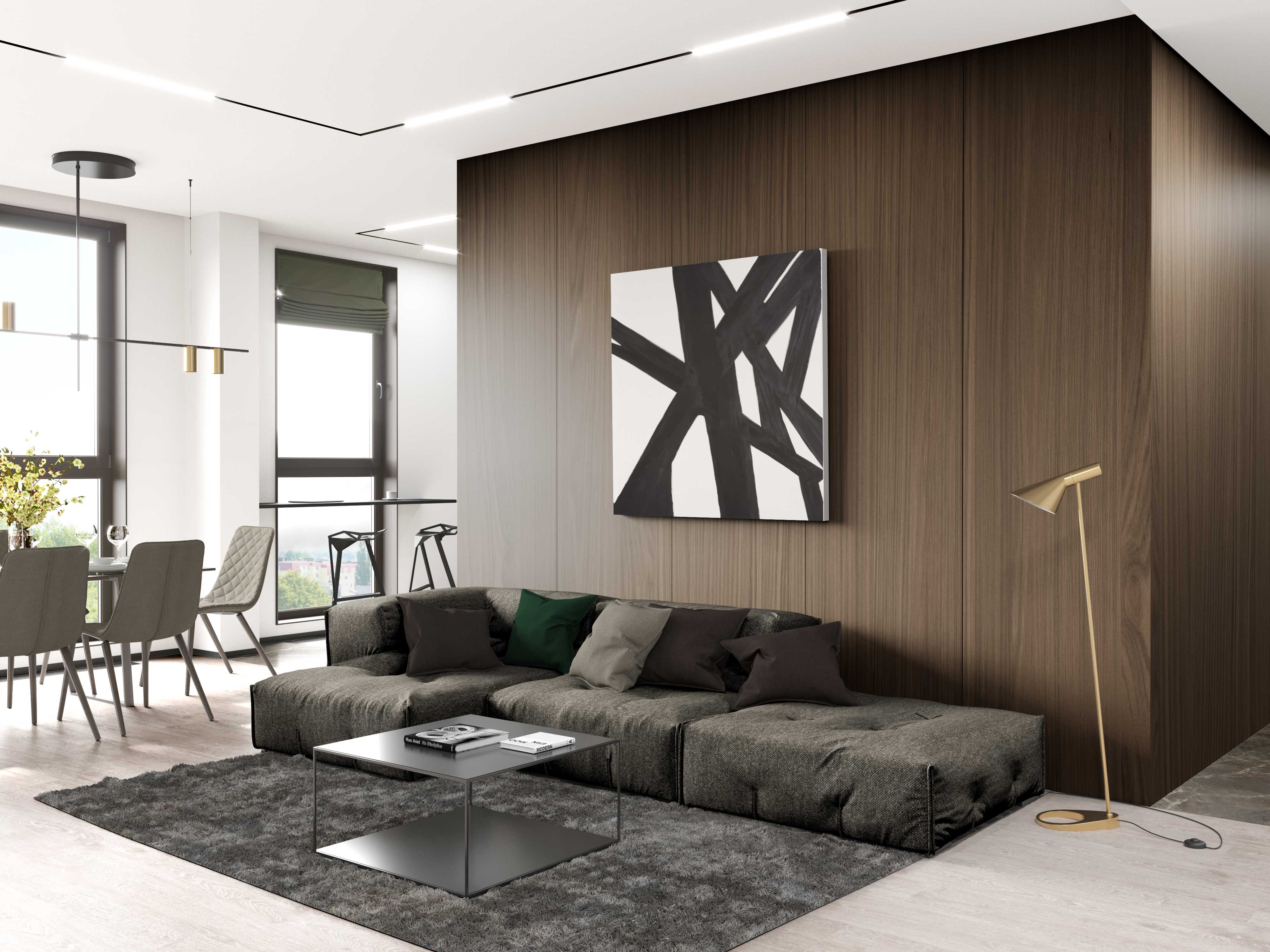 Interior Study II – fotorealistische 3D-Visualisierung von Edgar Hummel