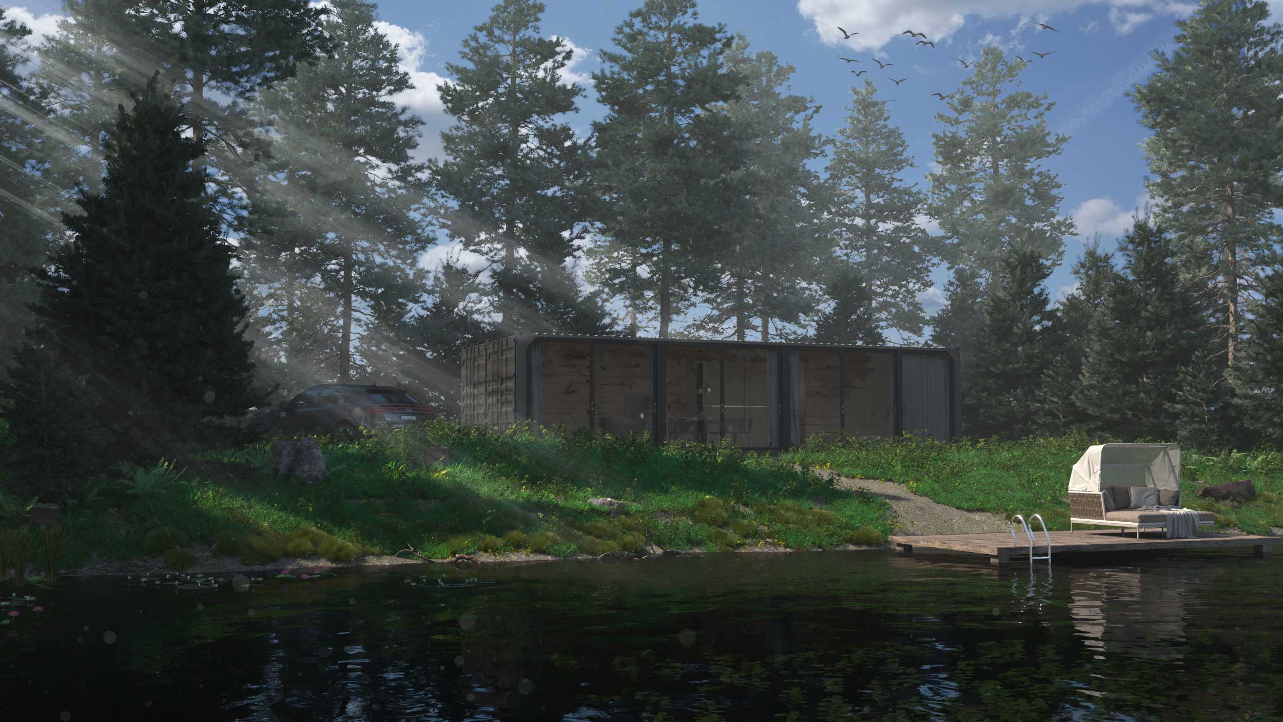 Exterior – fotorealistische 3D-Visualisierung von Edgar Hummel